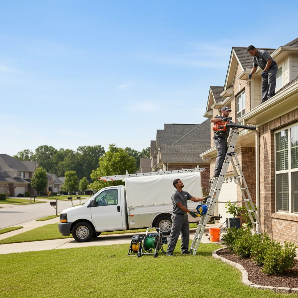 Home Gutter Service in Hull, TX near me